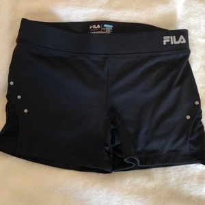 Fila sport running spandex shorts